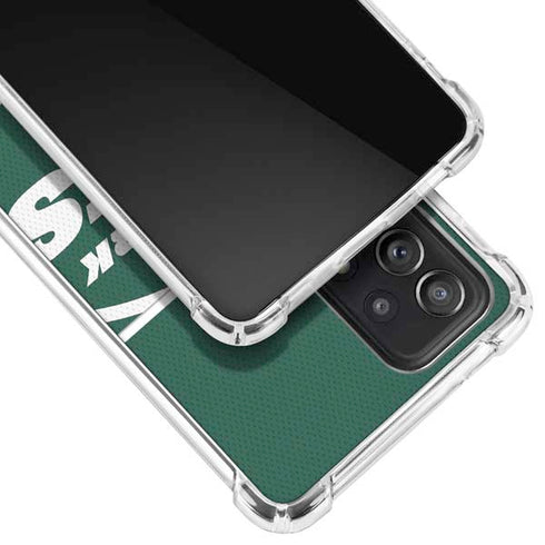 NFL New York Jets Zone Block Galaxy A52 5G Clear Case